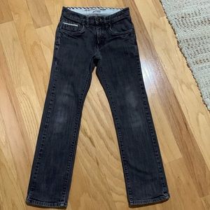 Vans V66 black distressed jeans, size 24x25